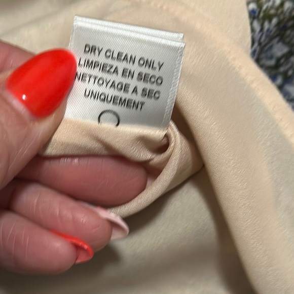 Lavender Brown Silk Camisole Racerback Tank Damask Print Lined Blouse Sz L - Picture 5 of 10